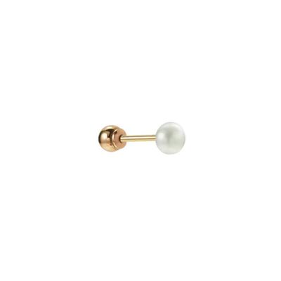 Tirr Lirr Oro de 14K Pequeño Mini (agua dulce) Piercing TEPK4G03001M(ordenador personal)-3(LT)
