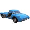 Scale 1957 Chevrolet Corvette Diecast Model Light KINSMAT 1/34 Car, Blue,