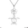 Lara Christie Necklace Women Hawaiian Jewelry Silver Disney Mickey Honu Birthday Gift