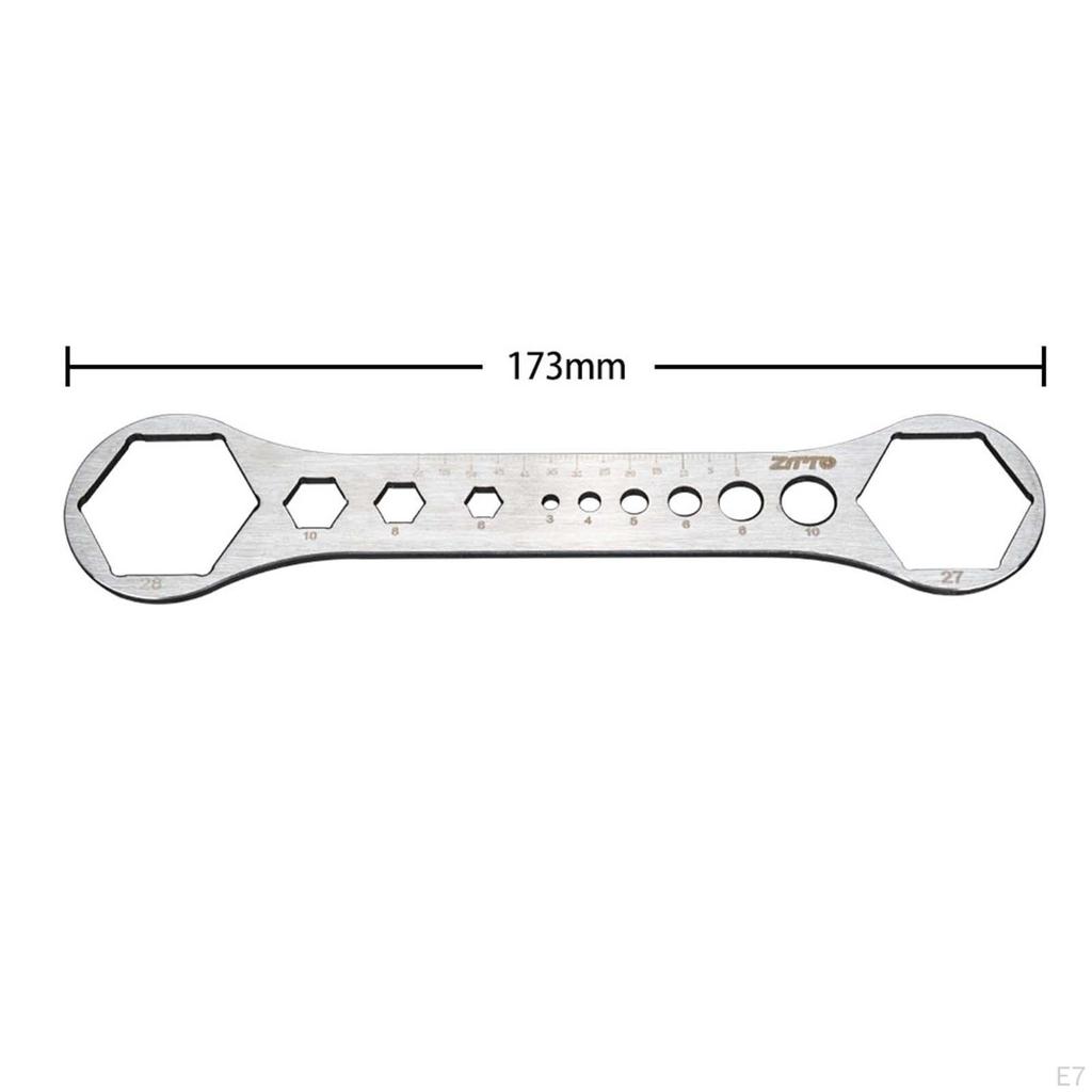 Bicycle Fork Cap Wrench Removal Tool Front Repair for Repairing,