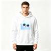 Men's Cute Cool Cat Print Pullover Hoodie Casual Long Sleeve Sweatshirt for Daily Wear