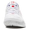 Li Ning Cushioning Abrasion Resistant Rebound Low top Badminton Shoes Unisex Standard White AYTW001-1