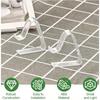 24Pcs Transparent Tablecloth Clips Anti-Slip Table Cover Clamps Plastic Table Cloth Clips Windproof Table Cover Holder Clamps