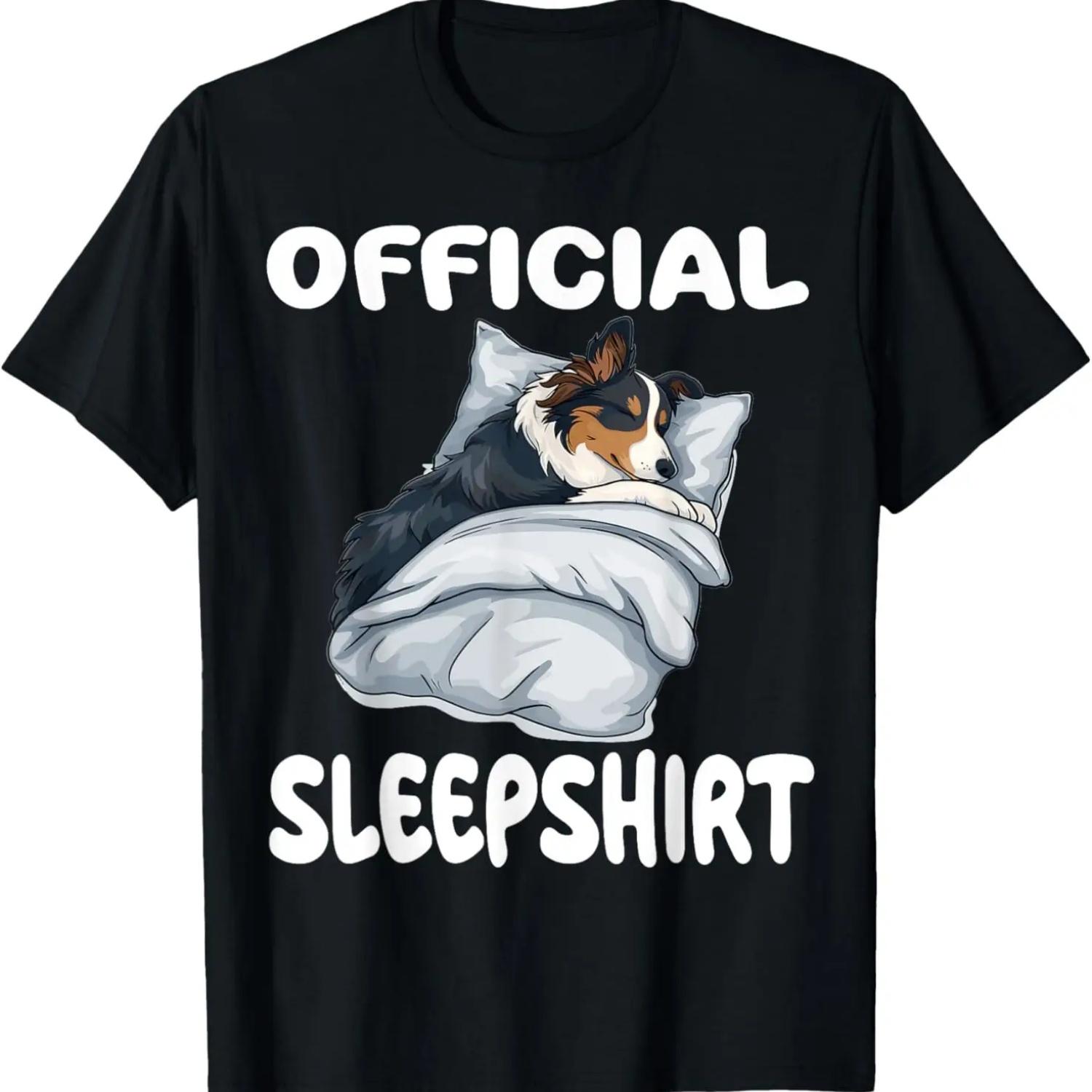 Australian Shepherd Dog Official Sleepshirt Pajamas T-Shirt S