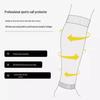 Men's Double Layer Breathable Mid-Calf Shin Guard Football Socks Set