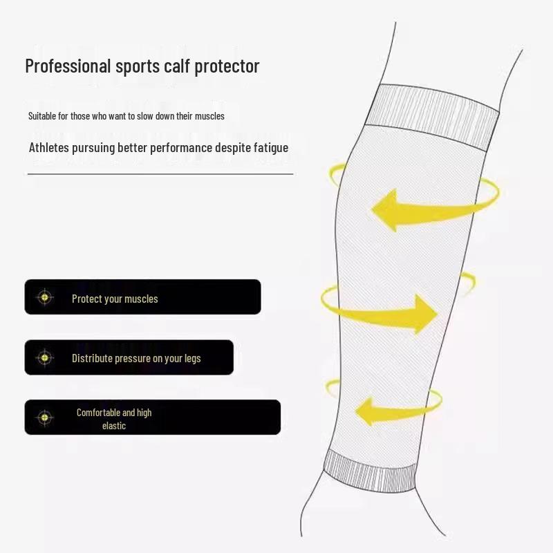 Men's Double Layer Breathable Mid-Calf Shin Guard Football Socks Set