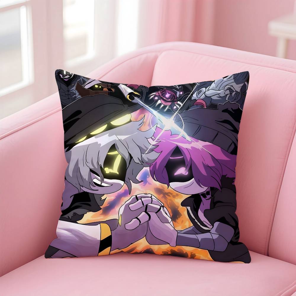 ANIME m-Murder d-Drones Pillow Case Pattern Printing Pillowcase Living Room Sofa Cushion Cover Bedroom Room Decor