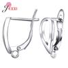 Drop Shipping Echte 925 Sterling Silber Ohrring-Komponenten Für DIY Schmuckzubehör Hohe Qualität Damen Mädchen Schmuckkomponente
