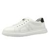 Leather Board Shoes Men'S Trendy Versatile First-Layer Cowhide White Shoes European Station Men'S One-Pedal Lazy Casual Shoes