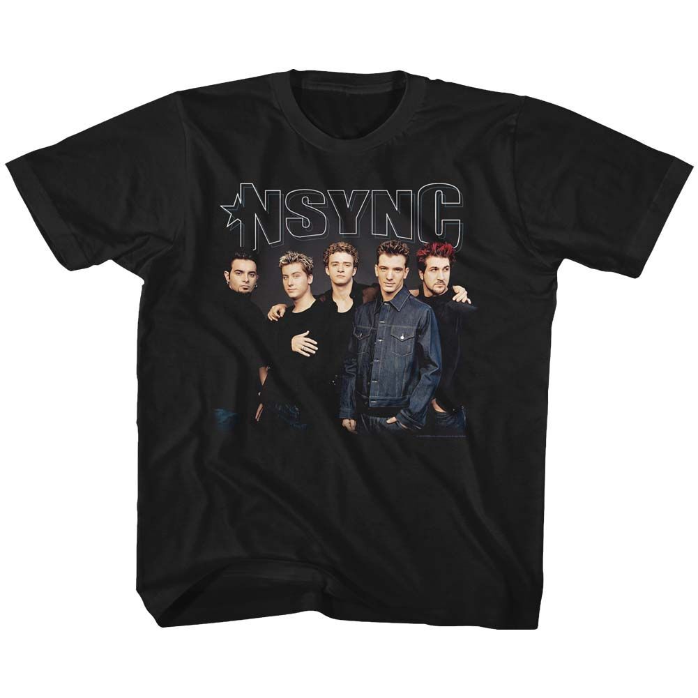 Kids NSYNC Greatest Hits Black Pop Music Boy Band Shirt XXXXL