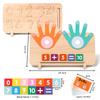Kids Montessori Toys Wooden Finger Numbers Math Toy Children Counting Early Learning Educational Toys Toddlers Intelligence Game