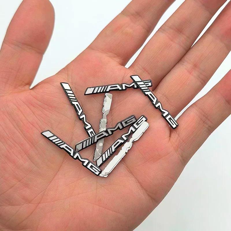 3D Metal Car Audio Styling Sticker Decoration Auto Emblem Decals For Mercedes Benz Amg W205 W211 W204 W212 W176 W221 W169 W177 WM0