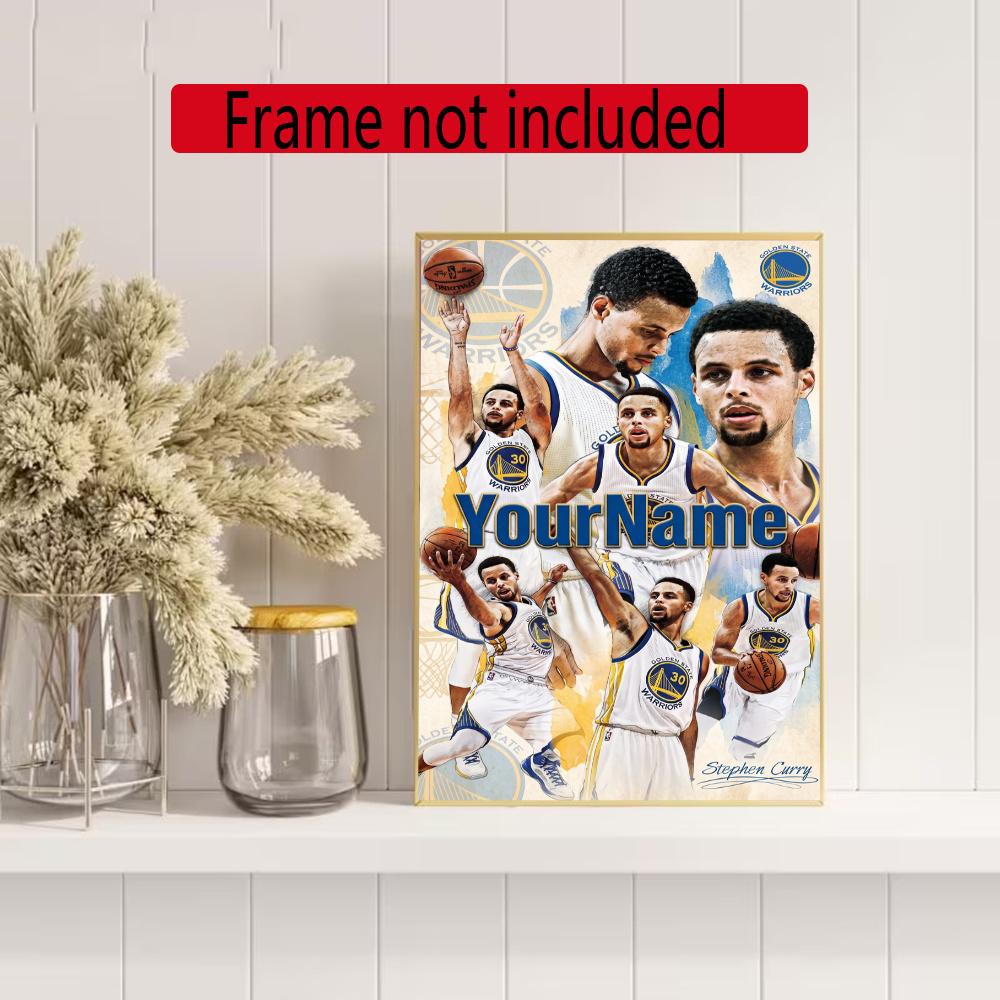 Curry Customize Your Name Diamond Painting Round Diamond Diy Frameless Holiday Artwork Suitable For Home Office Wall Decoration