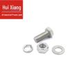 304 Stainless Steel A2-70 Hex Head Full Thread Bolt Set