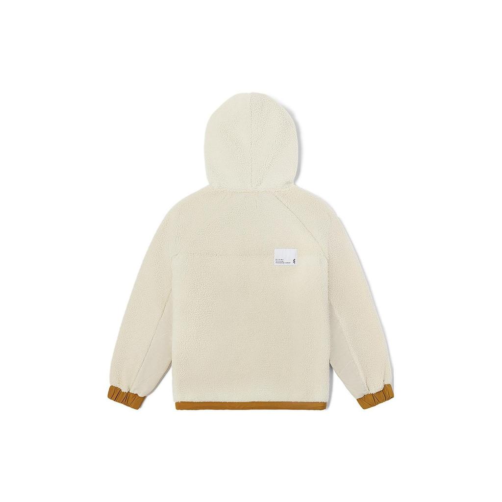 Vans Solid Color Front Pocket Hoodie Long Sleeve Women Tops Yellow VN0A7YIC2N1