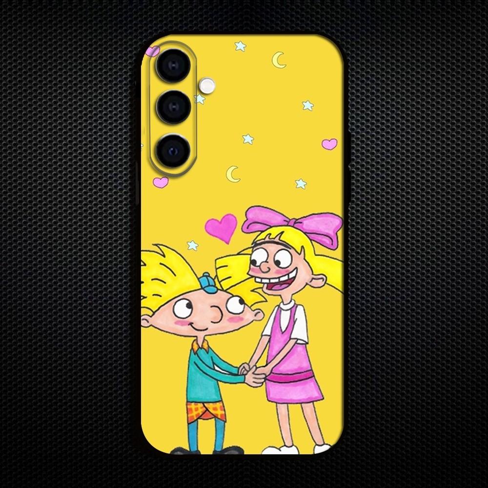 Cartoon Hey Arnold Fondos Phone Case For Samsung Galaxy A73/A72/A71/A70/A53/A52/A51/Others Soft Black Shell