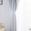 2PCS Star Curtains Blackout High Precision Curtains for Kids Girls Bedroom Living Room Colorful