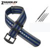 Hochwertiges Nylon-Uhrenarmband für Omega Seamaster Speedmaster Rox Mido Seiko Armband 20mm 22mm