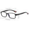 12PCS Ultra-light Reading Glasses Women Men Plastic Anti-drop Magnifying Presbyopic