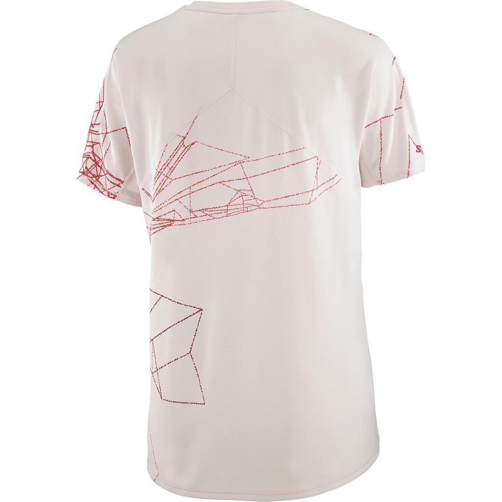 Salomon S/Lab Speed Short Sleeve Breathable Lightweight Quick-Dry Fitted Running T-Shirt Women tops C28317