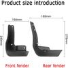 Car Mud Splash Guards Mud Flaps Fender Kit for Honda Accord Accessories 10th 2018     Mudguard Accessories Front and Rear 4-PC Set