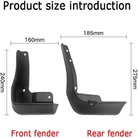 Car Mud Splash Guards Mud Flaps Fender Kit for Honda Accord Accessories 10th 2018     Mudguard Accessories Front and Rear 4-PC Set