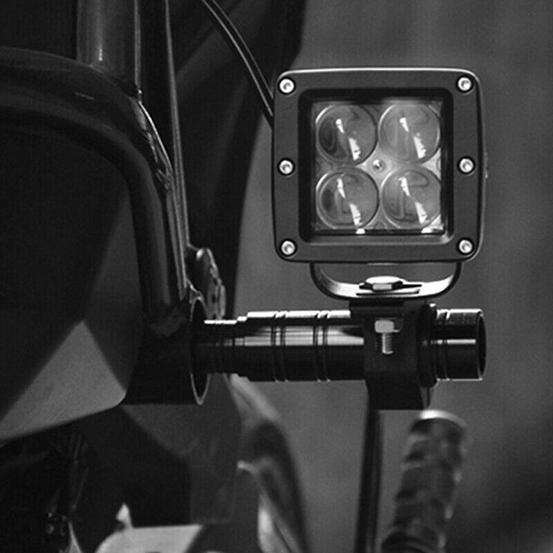 2pcs Motorcycle LED Headlight Fog Light Mounting Bracket Post Support Base Mount Bike Sport Tail Light Spotlight Bracket