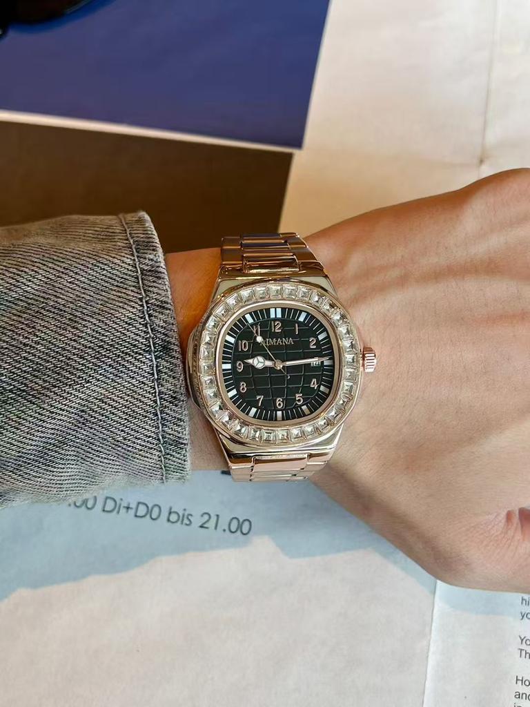 full diamond watch ring for man style Dubai luxury watch