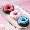 4 Pairs Donut Pattern Socks Gift Box, Unisex Mid-Calf Casual Socks