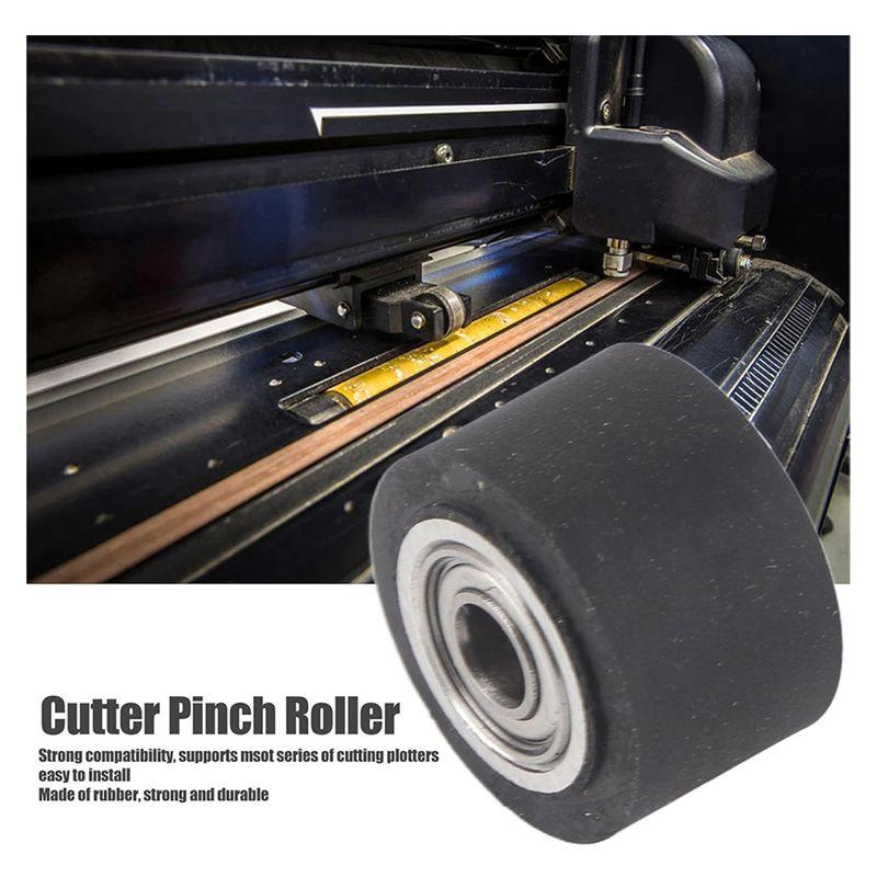 Aug. 4Pcs Paper Feed Roller Pinch Roller Rubber Cutting Plotter Pinch Roller 4X11x16mm Cutting Andengraving Machine Accessories NONE