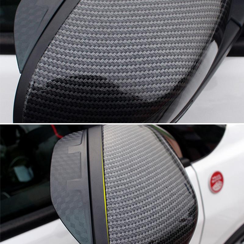 ABS Car Rearview Mirror Cover Cap Shell Housing Door Side Wing Mirror Case for Jeep Compass 2017 2018   Accessories