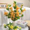 30" Künstliche Fliederblüten Falsche Rittersporn Löwenmaul Stiele Kunstseide Blumen Zweige für Floristik Hochzeit Zuhause Tischmittelstück