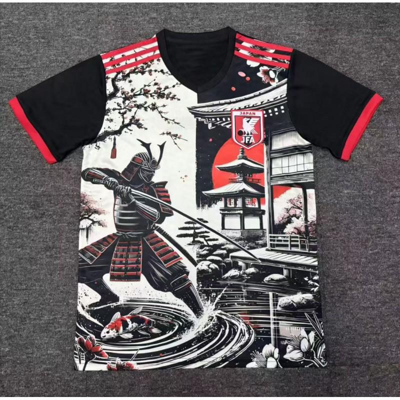 Kurzärmeliges Fußballtrikot inspiriert von der japanischen Nationalmannschaft Anime-Kollaboration Dragon Ball One Piece Naruto