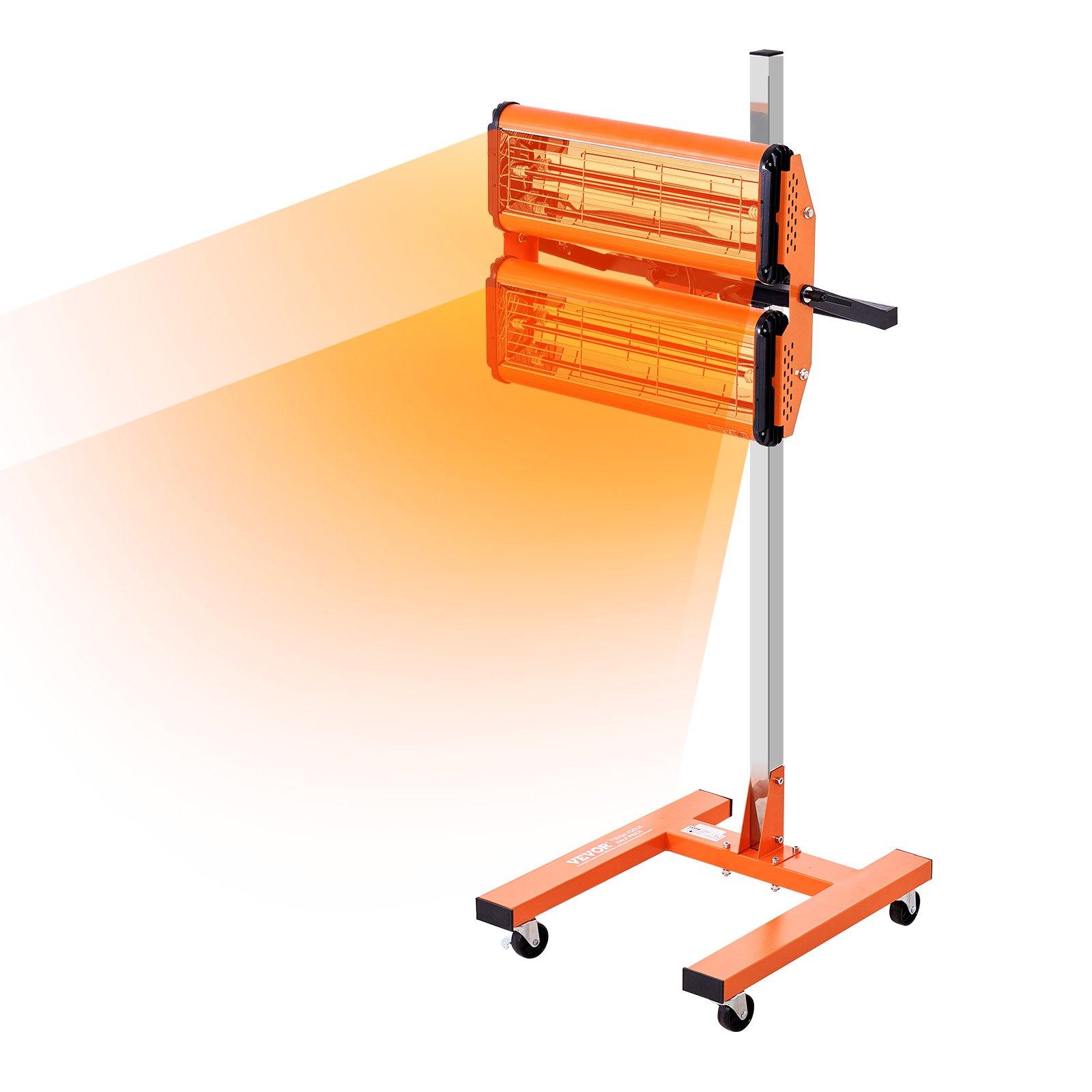 VEVOR Infrared Curing Lamp, 2200W 1-60