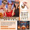 Halloween Countdown Calendar,Hanging 24 Pieces Bubble Bath Decorations Advent Calendar, Cute Reading Book Decorations For Party Holiday Decorations