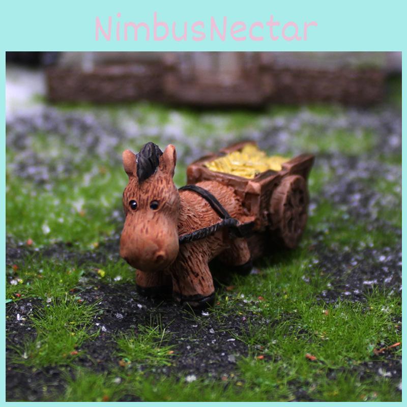 Creative Resin Animal Car Micro Landscape For Garden Decor And Gift Giving