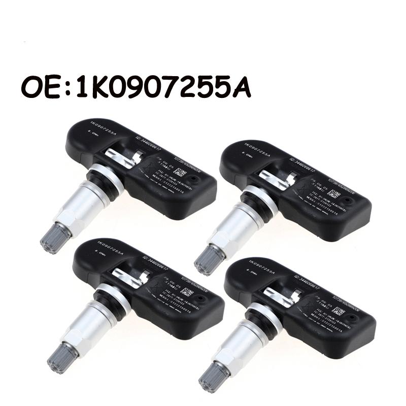 

4 шт./лот автомобильный датчик TPMS 1K0907255A подходит для Audi Volkswagen TPMS система контроля давления в шинах 315 МГц высокое качество