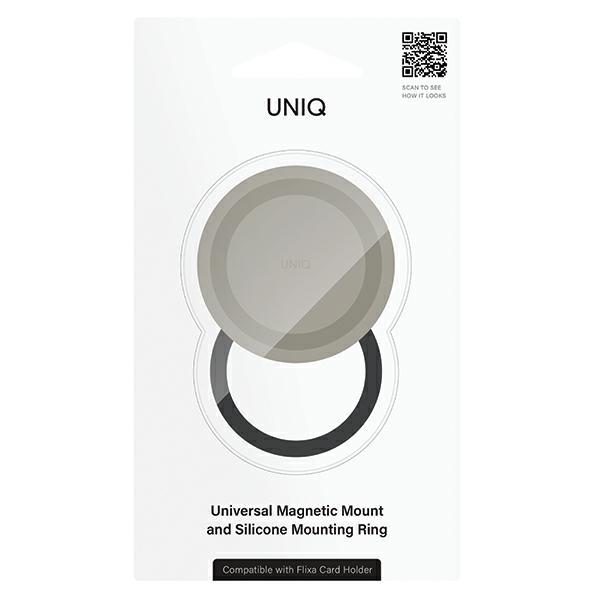 Uniq Flixa Magnetic Base Magnetycznabaza Do Montażu Szary/Flint Grey
