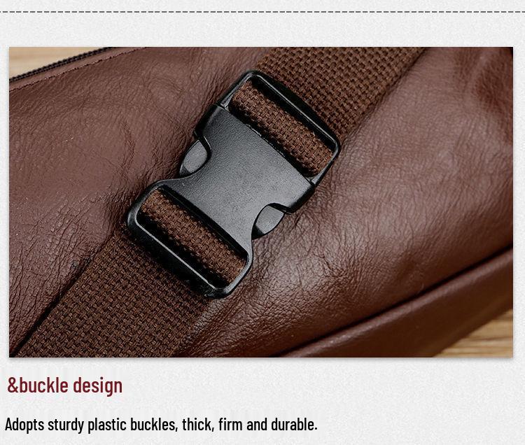 Herren Echtleder Umhängetasche Bauchtasche: Multifunktionale Hüfttasche mit großer Kapazität zum Laufen und für die Arbeit