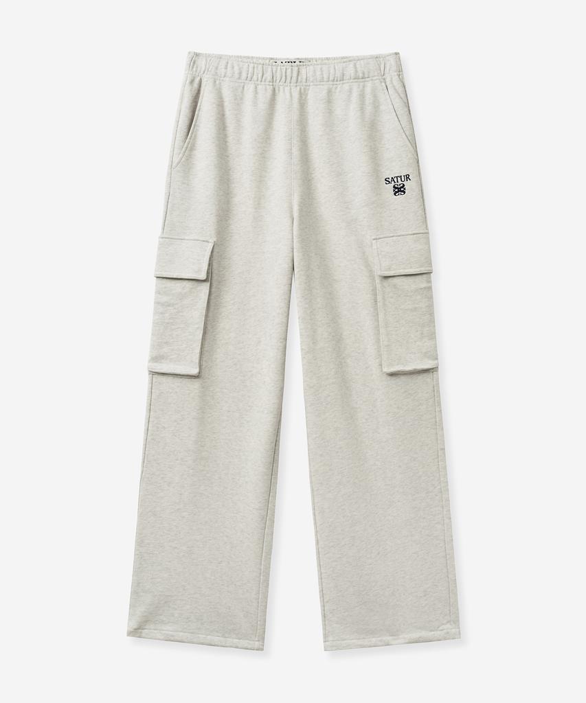 SATUR Lauren Cargo Sweatpants Oatmeal