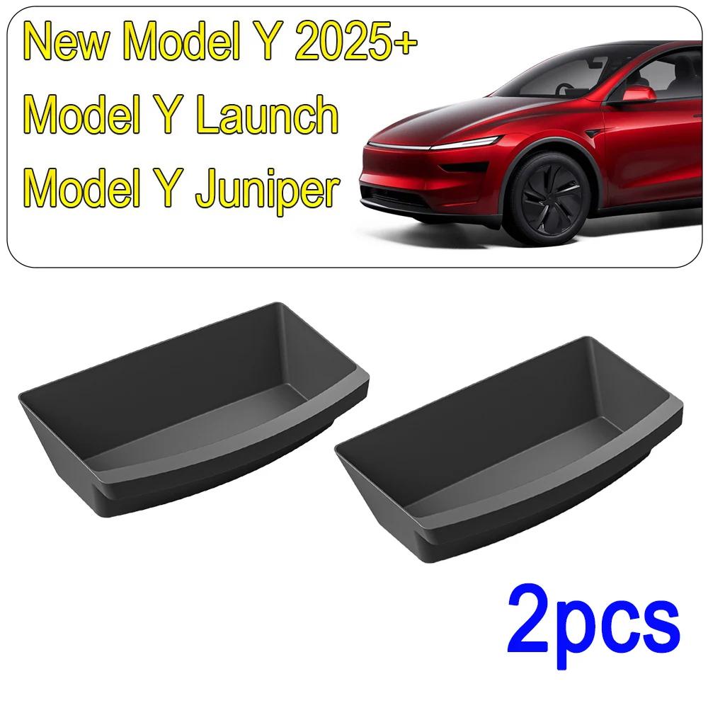 for Tesla Model Y Juniper/Launch 2025 Under Seat Storage Box Accessories Drawer Type Organizer Storage Front Seat Lower Box Case
