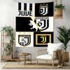 Juventus Wall Decor Tapestry Art For Pet Memorial Birthdaywedding Party Backdrop Family Gift