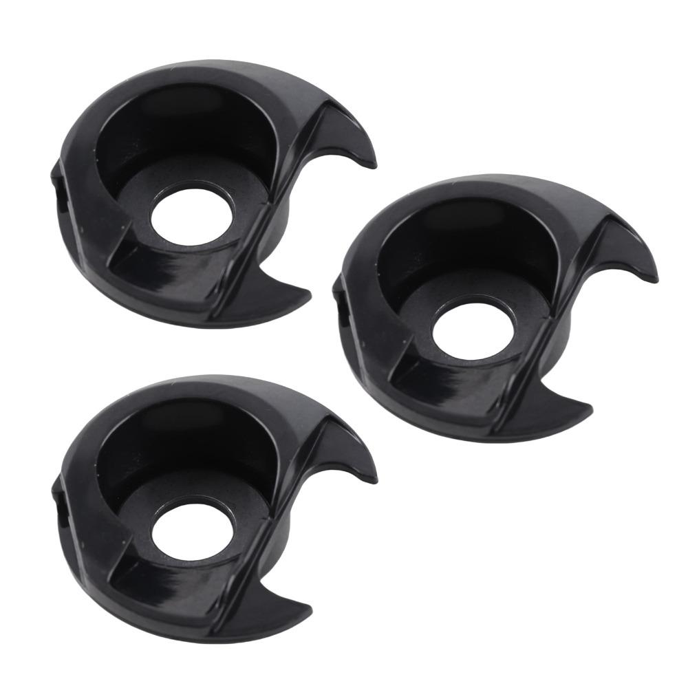 3pcs Multifunctional Sewing Machine Bobbin Case Plastic Easy Installation Bobbin Container Replacement Part for FHSM 505A
