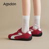 Red Platform German Training Shoes New Autumn Ballet Retro Classic Forrest Gump Sports Shoes