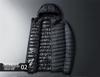 Men's Hooded Lightweight Down Jacket - 2025 Autumn/Winter White Duck Down
