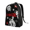 Punk Rock Music Gorillazs Backpack for Men Women Teenage High School Business Daypack Laptop Canvas Bags Gift