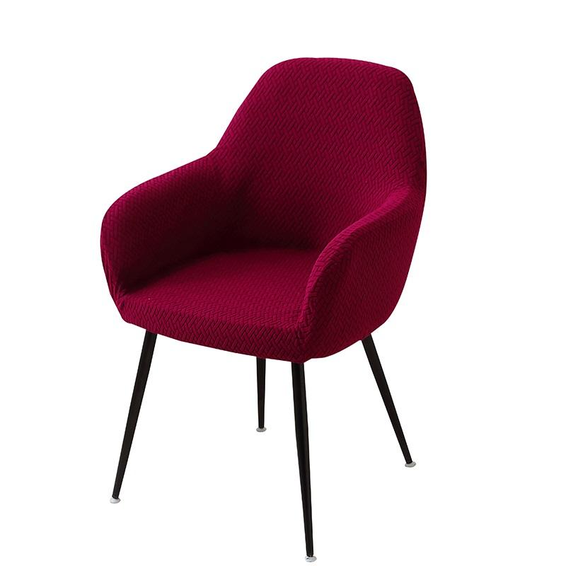 1/4Pcs Jacquard Solid Color Chair Covers Elastic High Armchair Covers Dust-Proof Chair Seat Protector Slipcovers For Home El