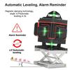 4000mAh IP54 8/12/16  Lines 4D Laser Levels Touched 360 Horizontal and Vertical Cross Super Powerful Self-leveling Green Line Laser Level