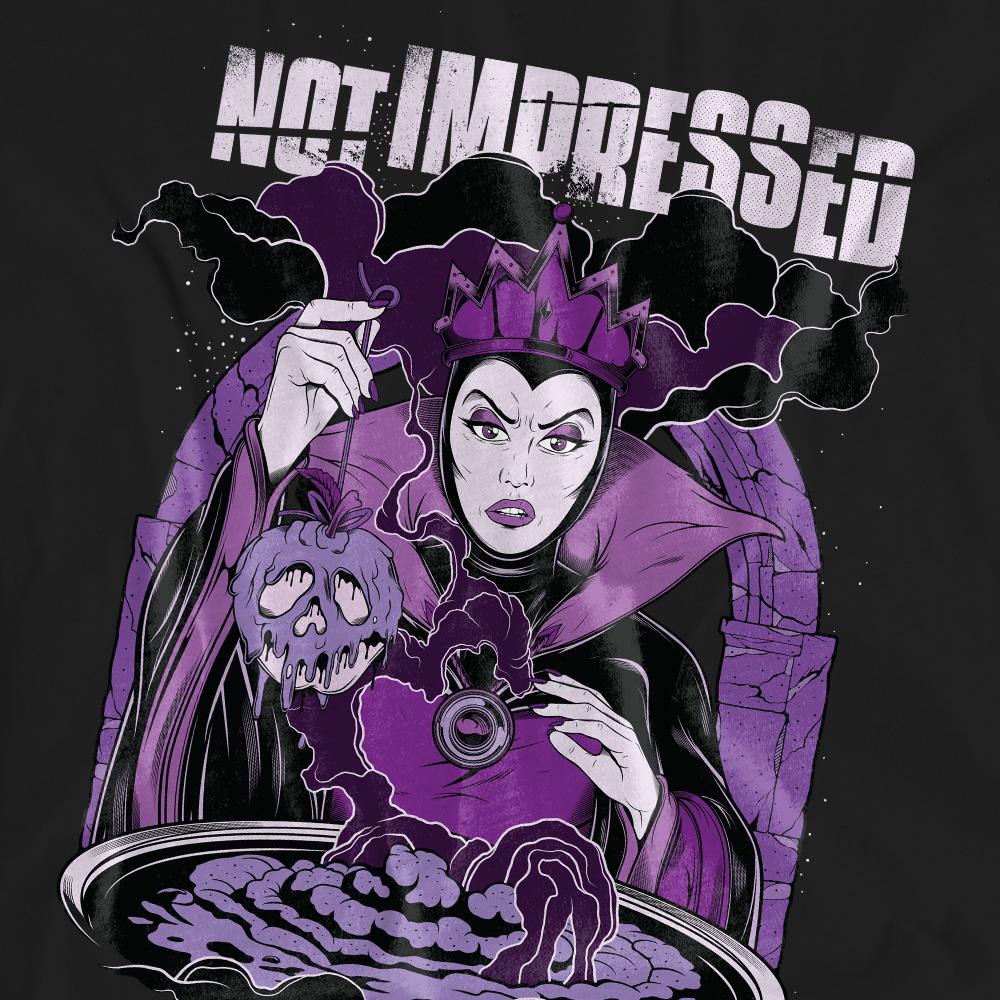 Disney Villains Unisex Adult Not Impressed Evil Queen T-Shirt