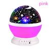 3Colors LED Rotating Projector Starry Sky Night Lamp Sky Romantic Night Light Novelty Valentine Gift ARI